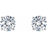 14K White 1 CTW Natural Diamond Cocktail-Style Earrings